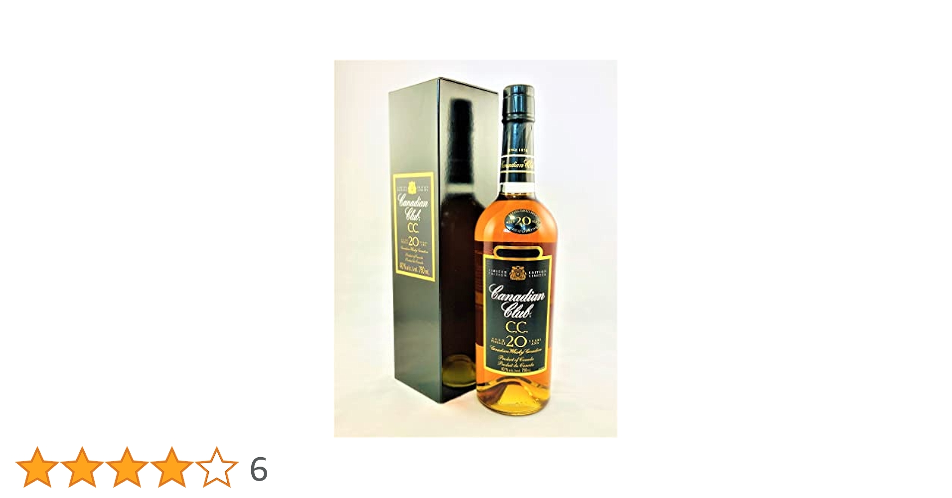 Amazon.co.jp: 【旧ボトル】カナディアンクラブ 20年 40度 750ml